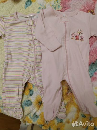 Одежда пакетом для девочки 0-3 месяца