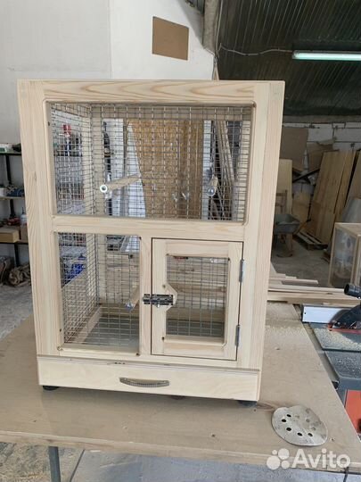 Клетка вольер для птиц, домики