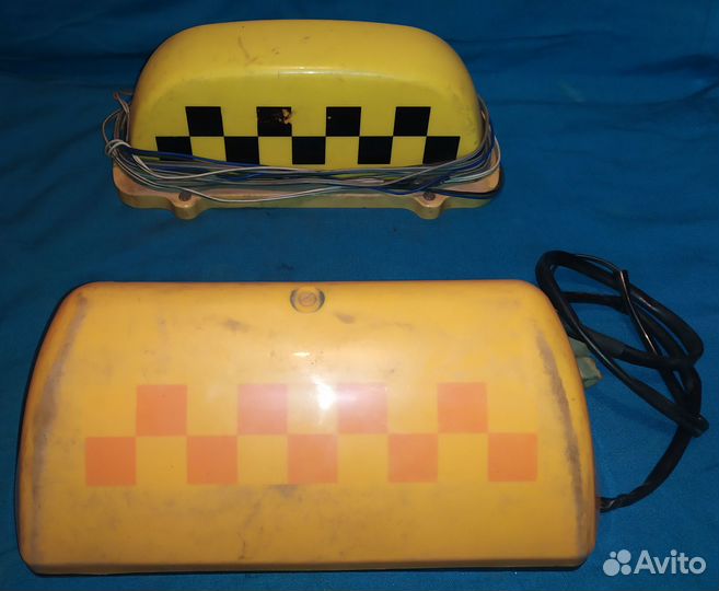 Пилотки-шашки на магнитах для такси