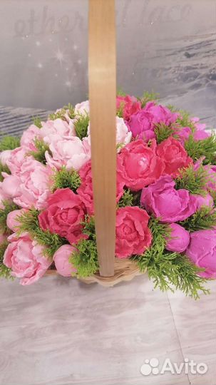 Букет цветов из мыла