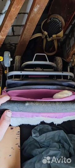 Детские санки коляска ника