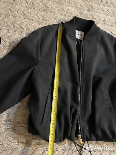 Бомбер Zara серый XS
