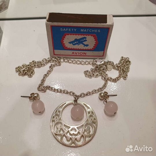 Подвеска и серьги