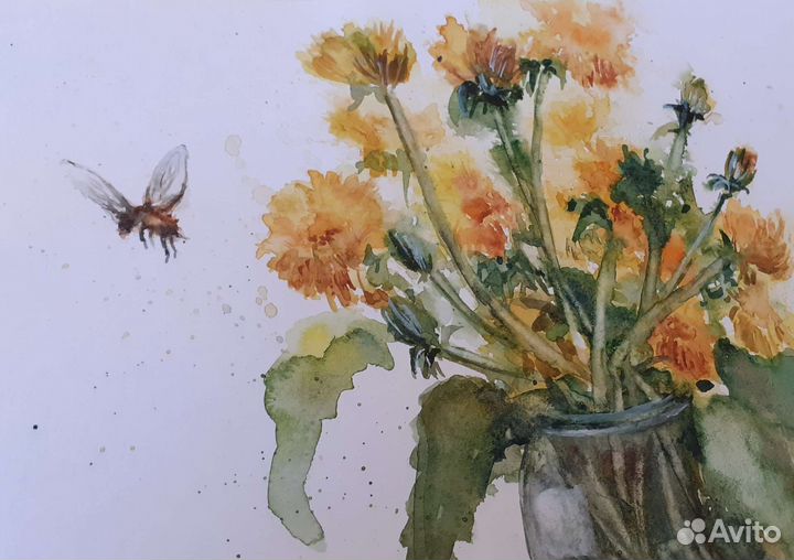 Картина акварелью: 