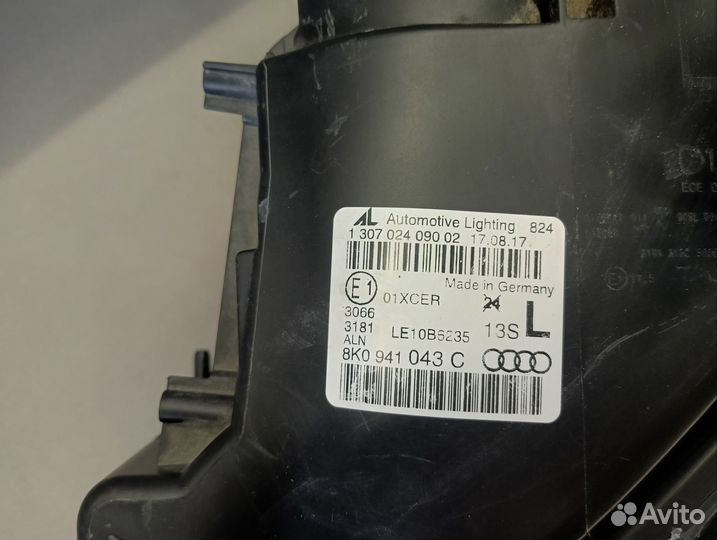 Фара левая audi a4 b8 рестайлинг