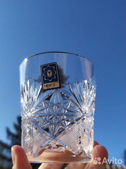 Хрустальные стаканы чехия СССР