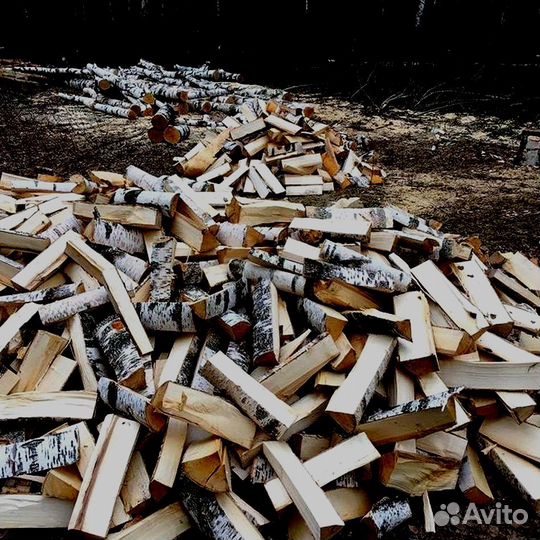 Дрова колотые