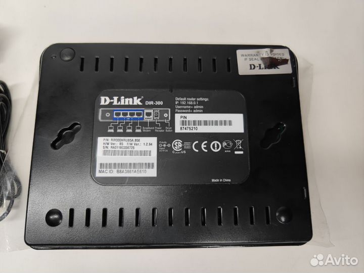 Wi-Fi роутер D-Link DIR-300