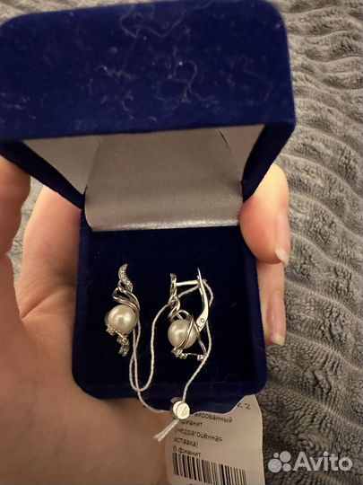 Серебрянные серги 925 пр