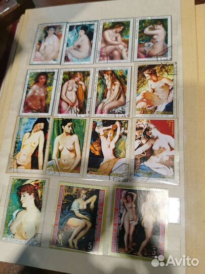 Альбом с почтовыми марками коллекция марок