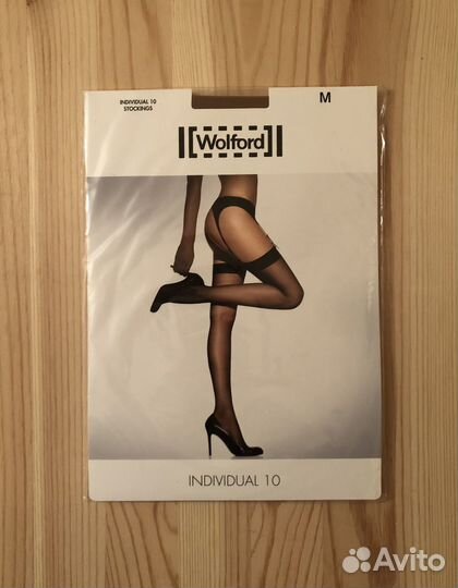 Wolford чулки. Stockings. Новые. Caramel. М