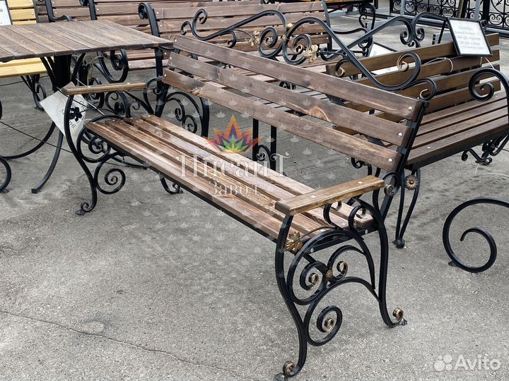 Скамейка уличная садовая 