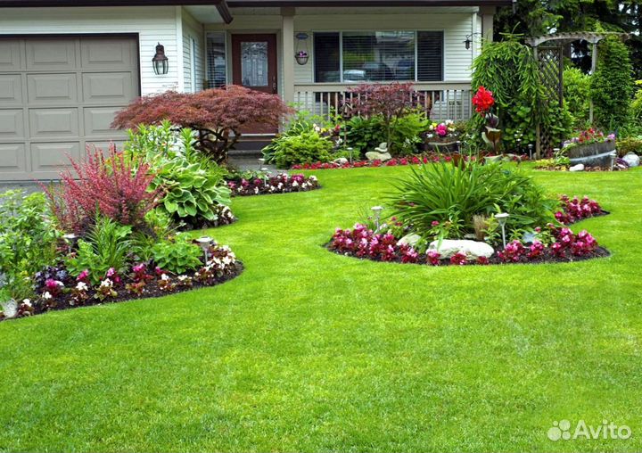 Газон рулонный с укладкой