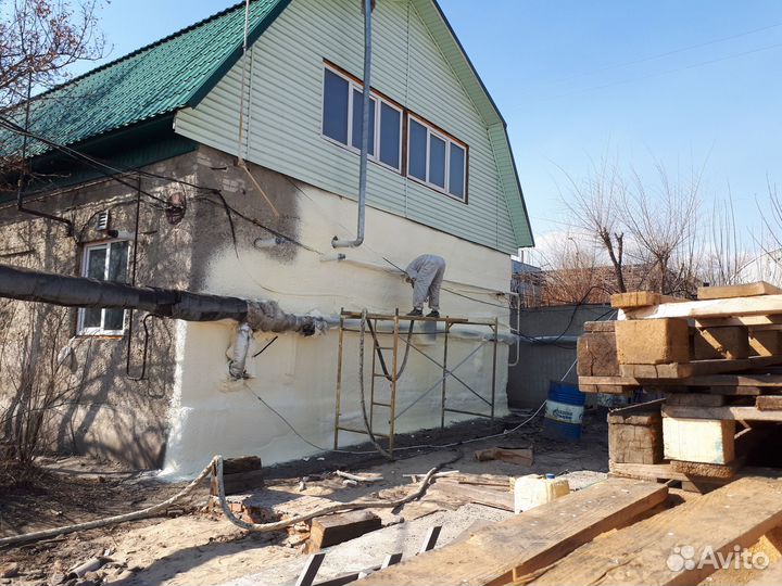 Утепление мансарды пенополиуретаном пеной ппу