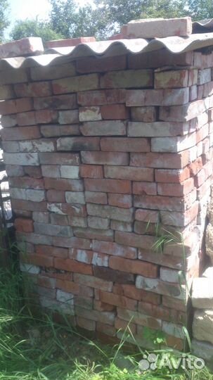 Коллекционный ретро бу красный кирпич с.Успенское
