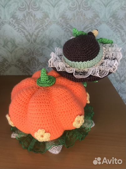 Вязанная черепашка ручная работа