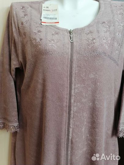 Халатик турецкий из тонкой махры Romeo&Life, р46