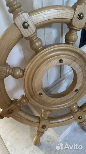 Штурвал деревянный