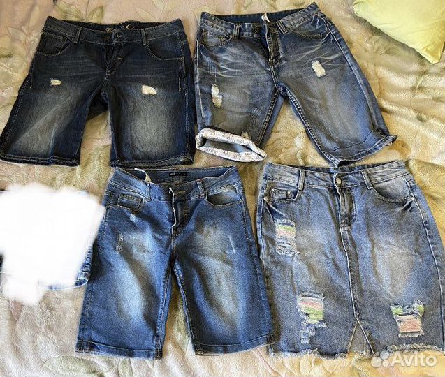 Шорты джинсовые 40-48 разные