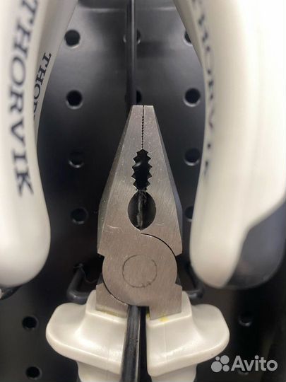 Пассатижи с двухкомпонентными рукоятками, 180 мм