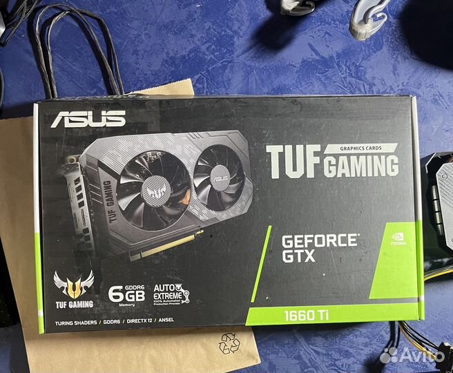 Видеокарта asus GeForce gtx 1660 ti 6 gb