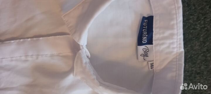 Рубашка для мальчика школьная 140