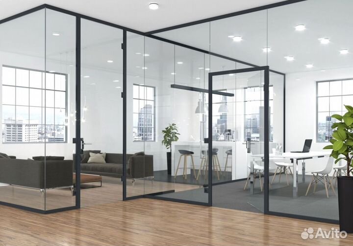 Стеклянная дверь от производителя