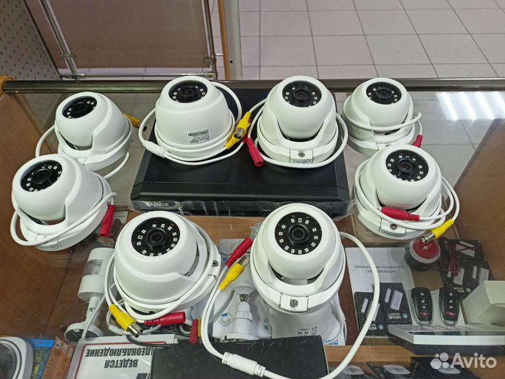 Видеонаблюдение комплект из 4-6-8 камер