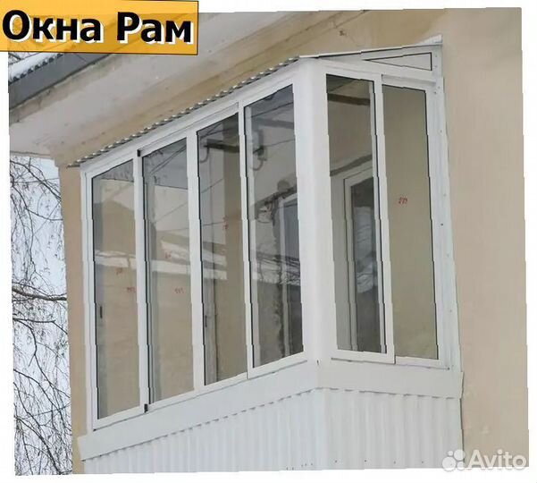 Остекление балконов и лоджий пластиковыми окнами