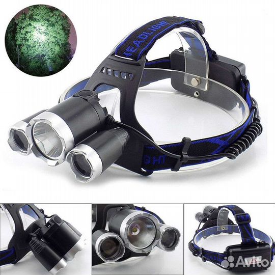 Фонари налобные новые 18650