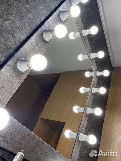 Зеркало гримерное, для бровиста-визажиста