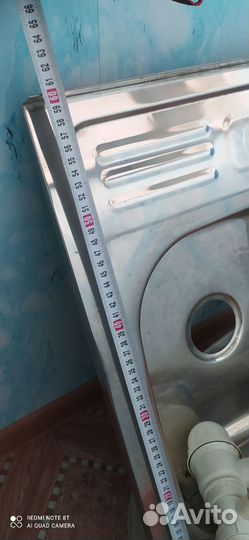 Мойка накладная + сифон