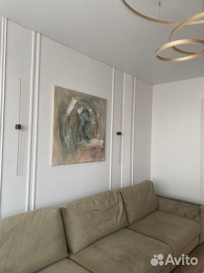 Картина маслом на холсте 100х100 см