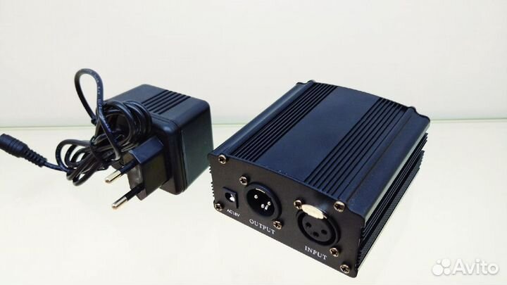 Фантомное питание 48В для студийного микрофона