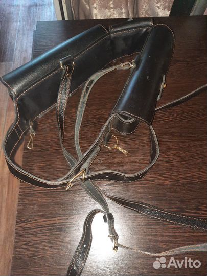 Кожаный патронташ 12/16