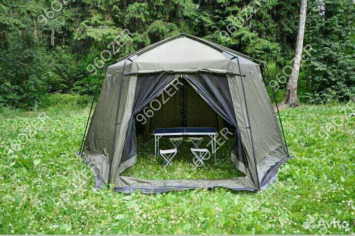 Тент шатер с москитными сетками влагостойкий
