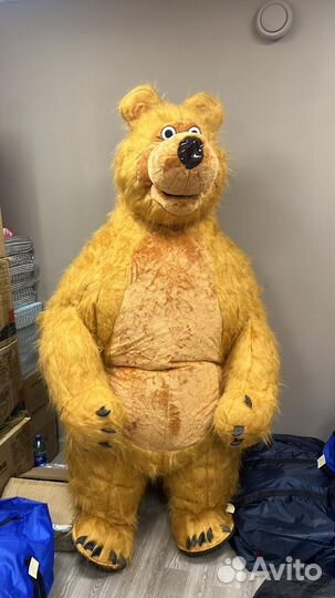 Надувной костюм медведь 2м