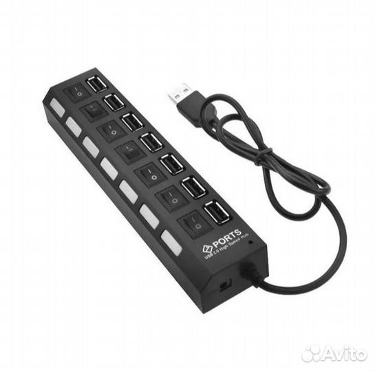 Usb-хаб 7-портовый адаптер