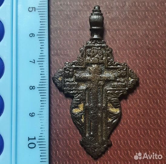 Крестик 18 -19 век литьё