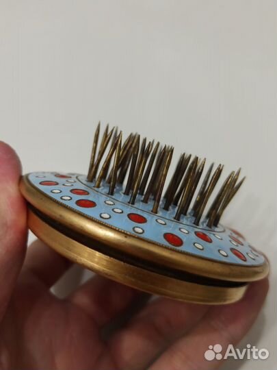 Кензан. Латунь, эмаль. Главювелирпром, СССР, 1966