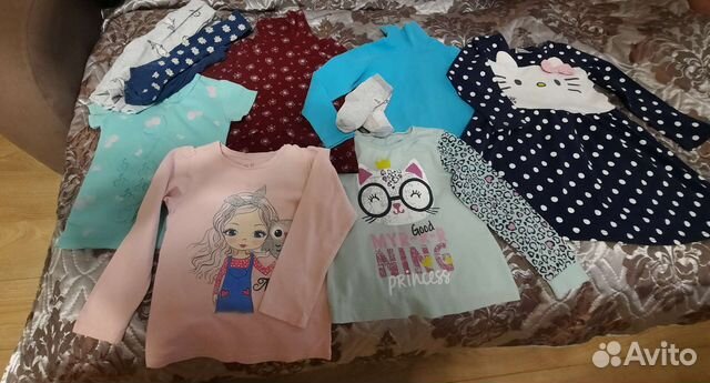 Детские вещи пакетом на девочку 3-4 года
