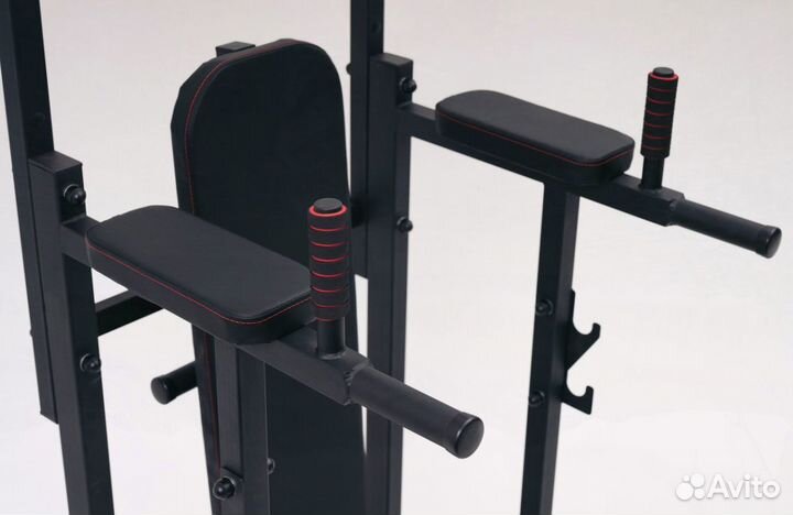 Турник 5 в 1 брусья пресс со скамьей в упаковке