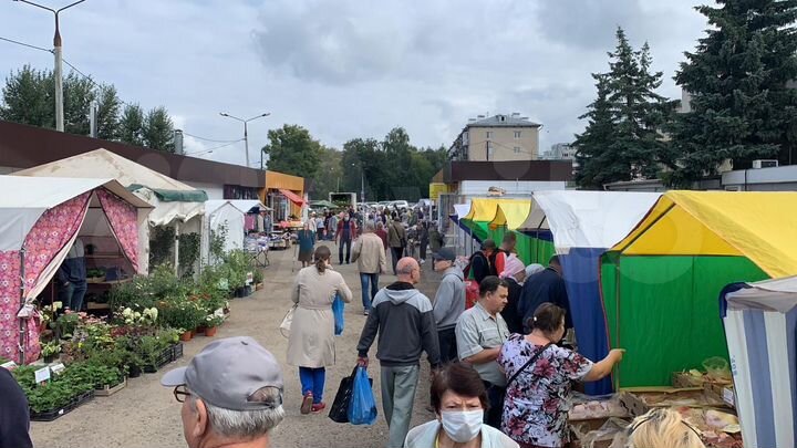 Торговый павильон 15 м² с навесом для торговли 6 м