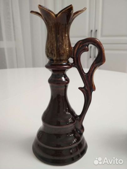 Новые Подсвечники керамика -2 шт