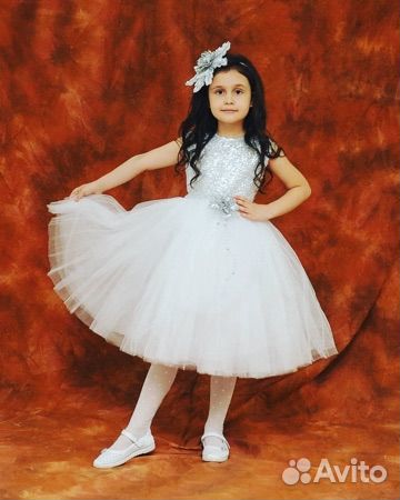 Платье снежинки