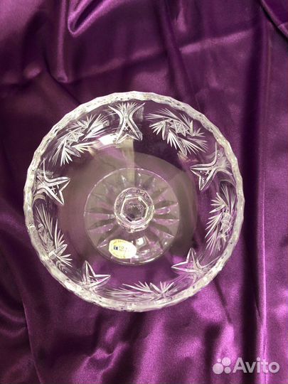 Хрустальная конфетница