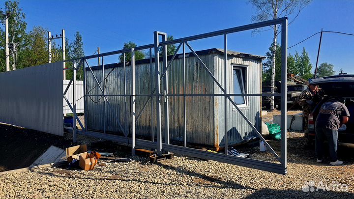 Ворота откатные, распашные с установкой под ключ