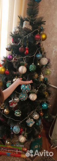 Елка искусственная 180 см бу