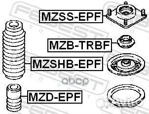 Опора амортизатора mazda tribute -04 перед. MZS