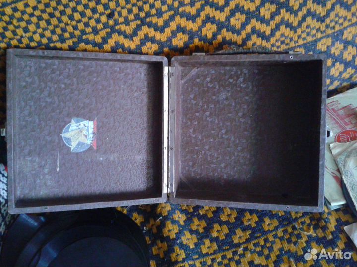 Чемоданчик для виниловых пластинок. СССР